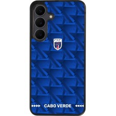 Samsung Galaxy S25 FE Case Hülle - Silikon schwarz Kap Verde 2026 personalisierbares Fussballtrikot