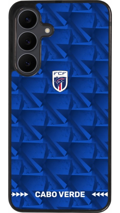 Samsung Galaxy S25 FE Case Hülle - Silikon schwarz Kap Verde 2026 personalisierbares Fussballtrikot