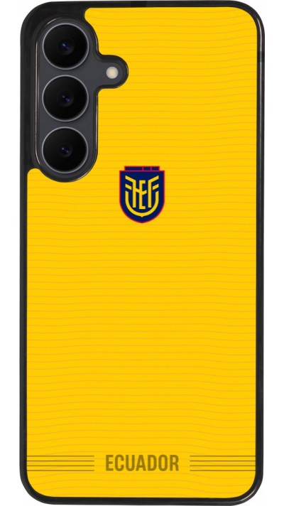 Samsung Galaxy S25 FE Case Hülle - Silikon schwarz Ecuador 2026 personalisierbares Fussballtrikot