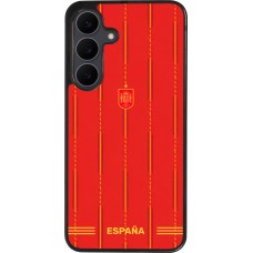 Samsung Galaxy S25 FE Case Hülle - Silikon schwarz Spanien 2026 personalisierbares Fussballtrikot