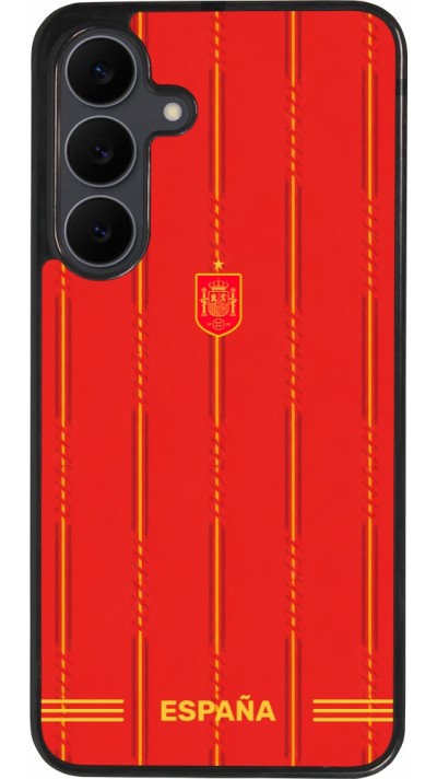 Samsung Galaxy S25 FE Case Hülle - Silikon schwarz Spanien 2026 personalisierbares Fussballtrikot