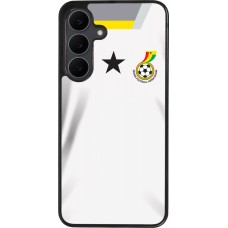 Coque Samsung Galaxy S25 FE - Silicone rigide noir Maillot de football Ghana 2022 personnalisable