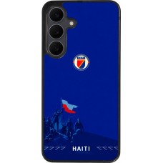 Samsung Galaxy S25 FE Case Hülle - Silikon schwarz Haiti 2026 personalisierbares Fussballtrikot