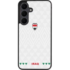 Samsung Galaxy S25 FE Case Hülle - Silikon schwarz Irak 2026 personalisierbares Fussballtrikot