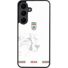 Coque Samsung Galaxy S25 FE - Silicone rigide noir Maillot de football Iran 2026 personnalisable
