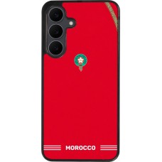 Samsung Galaxy S25 FE Case Hülle - Silikon schwarz Marokko 2026 personalisierbares Fussballtrikot
