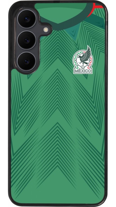 Samsung Galaxy S25 FE Case Hülle - Silikon schwarz Mexiko 2022 personalisierbares Fussballtrikot