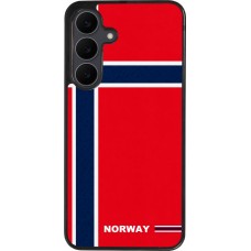 Samsung Galaxy S25 FE Case Hülle - Silikon schwarz Norwegen 2026 personalisierbares Fussballtrikot