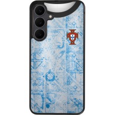 Samsung Galaxy S25 FE Case Hülle - Silikon schwarz Portugal Away personalisierbares Fussballtrikot