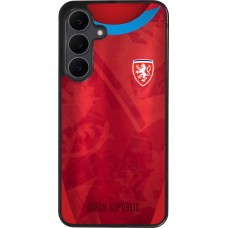 Samsung Galaxy S25 FE Case Hülle - Silikon schwarz Tschechische Republik personalisierbares Fussballtrikot