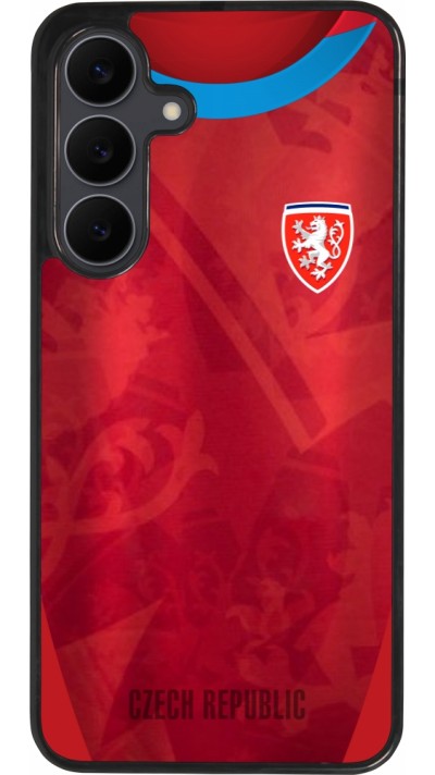 Samsung Galaxy S25 FE Case Hülle - Silikon schwarz Tschechische Republik personalisierbares Fussballtrikot