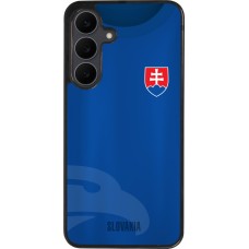 Coque Samsung Galaxy S25 FE - Silicone rigide noir Maillot de football Slovaquie