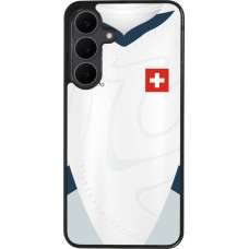 Samsung Galaxy S25 FE Case Hülle - Silikon schwarz Schweiz Away personalisierbares Fussballtrikot