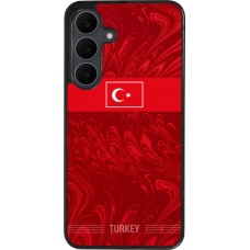 Coque Samsung Galaxy S25 FE - Silicone rigide noir Maillot de football Turquie 2026 personnalisable