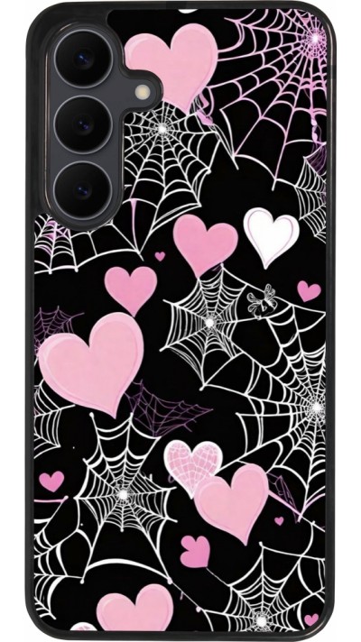 Coque Samsung Galaxy S25 FE - Silicone rigide noir Halloween 2024 girly