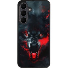 Coque Samsung Galaxy S25 FE - Silicone rigide noir Halloween 2024 mad werewolf