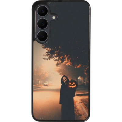 Coque Samsung Galaxy S25 FE - Silicone rigide noir Halloween 2025 Scream