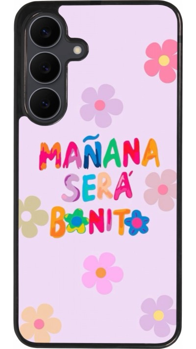 Samsung Galaxy S25 FE Case Hülle - Silikon schwarz Karol G Manana sera bonito