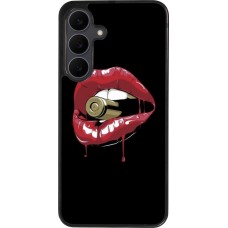 Coque Samsung Galaxy S25 FE - Silicone rigide noir Lips bullet