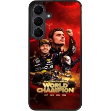 Coque Samsung Galaxy S25 FE - Silicone rigide noir Max Verstappen Champion 2023