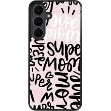 Samsung Galaxy S25 FE Case Hülle - Silikon schwarz Mom 2024 Super mom