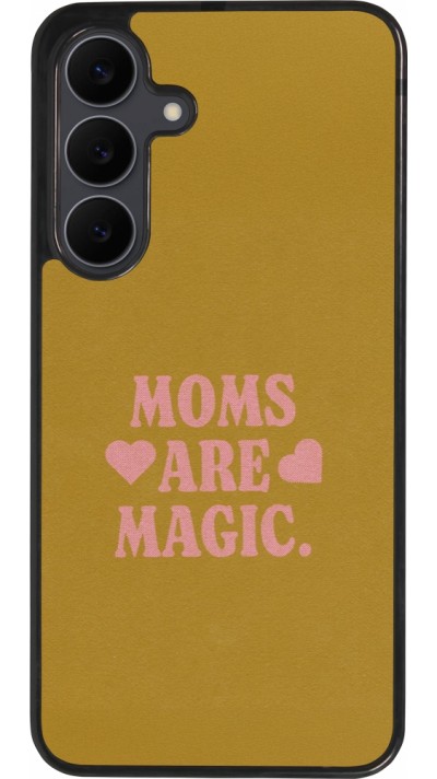 Samsung Galaxy S25 FE Case Hülle - Silikon schwarz Mom 2026 Are Magic