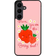 Coque Samsung Galaxy S25 FE - Silicone rigide noir Mom 2026 Berry best