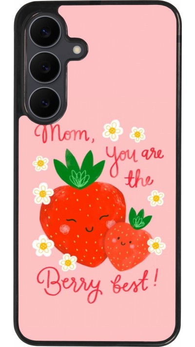 Samsung Galaxy S25 FE Case Hülle - Silikon schwarz Mom 2026 Berry best