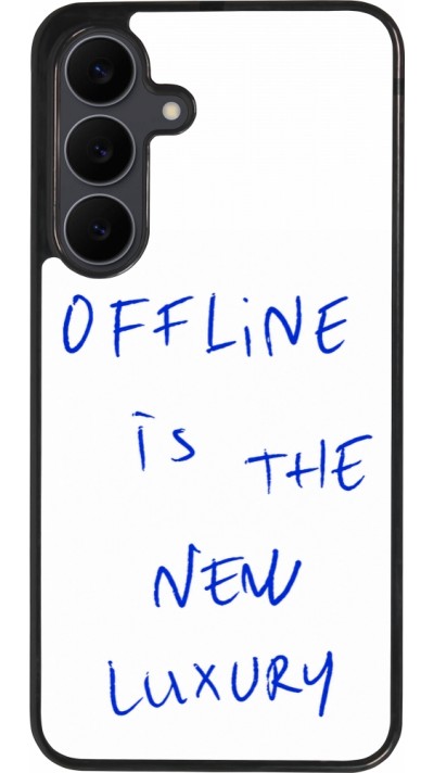 Samsung Galaxy S25 FE Case Hülle - Silikon schwarz Offline is the new luxury