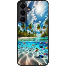 Samsung Galaxy S25 FE Case Hülle - Silikon schwarz Strandparadies