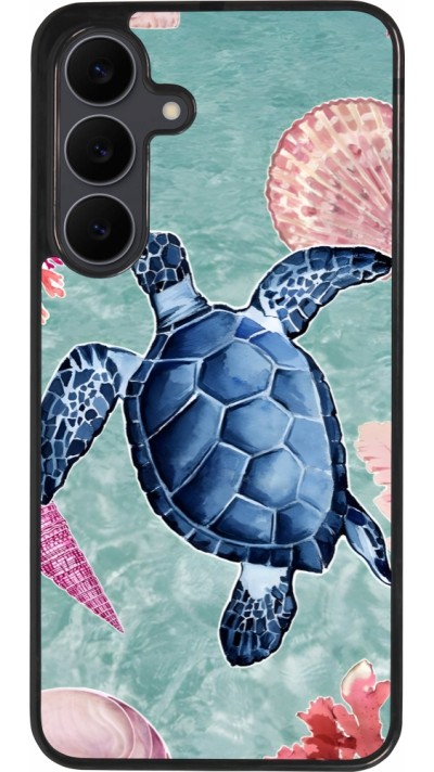 Samsung Galaxy S25 FE Case Hülle - Silikon schwarz Preppy Turtle