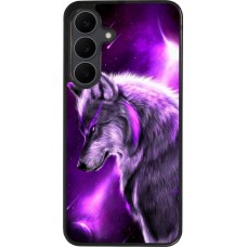 Samsung Galaxy S25 FE Case Hülle - Silikon schwarz Purple Sky Wolf