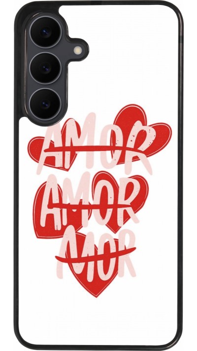 Samsung Galaxy S25 FE Case Hülle - Silikon schwarz Saint Valentines Day 26 Amor