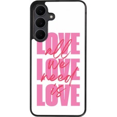 Samsung Galaxy S25 FE Case Hülle - Silikon schwarz Saint Valentines Day 26 Love all we need is