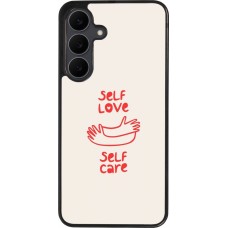 Coque Samsung Galaxy S25 FE - Silicone rigide noir Saint Valentines Day 26 Self love self care