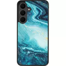 Samsung Galaxy S25 FE Case Hülle - Silikon schwarz Sea Foam Blue