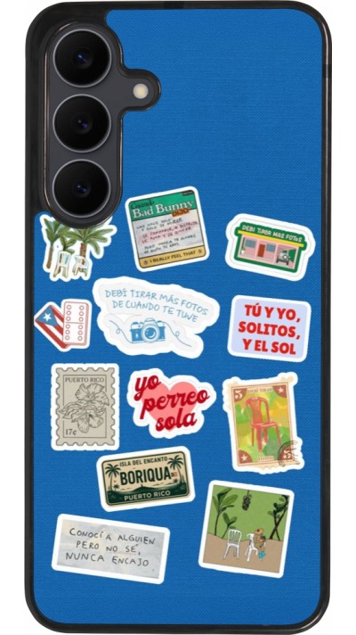 Samsung Galaxy S25 FE Case Hülle - Silikon schwarz Seals of the Dominican Republic DTMF
