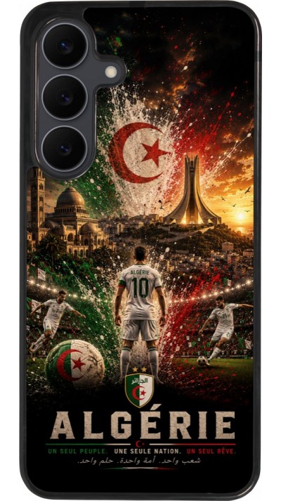 Samsung Galaxy S25 FE Case Hülle - Silikon schwarz Fussball Algerien splash 2026