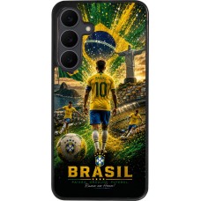 Samsung Galaxy S25 FE Case Hülle - Silikon schwarz Fussball Brasilien splash 2026