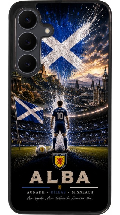 Samsung Galaxy S25 FE Case Hülle - Silikon schwarz Fussball Schottland splash 2026