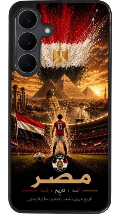 Samsung Galaxy S25 FE Case Hülle - Silikon schwarz Fussball Ägypten splash 2026