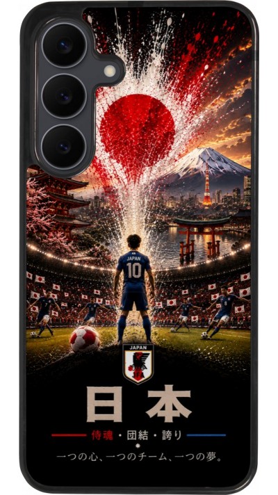 Samsung Galaxy S25 FE Case Hülle - Silikon schwarz Fussball Japan splash 2026