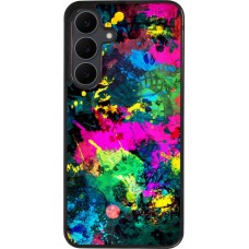 Coque Samsung Galaxy S25 FE - Silicone rigide noir Splash paint