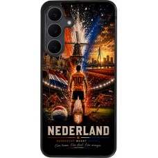 Samsung Galaxy S25 FE Case Hülle - Silikon schwarz Fussball Niederlande splash 2026