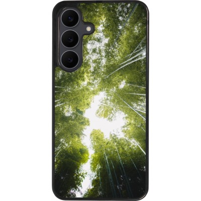 Coque Samsung Galaxy S25 FE - Silicone rigide noir Spring 23 forest blue sky