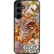 Coque Samsung Galaxy S25 FE - Silicone rigide noir Spring 23 japanese tiger