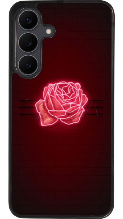 Samsung Galaxy S25 FE Case Hülle - Silikon schwarz Spring 23 neon rose