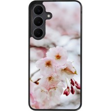 Samsung Galaxy S25 FE Case Hülle - Silikon schwarz Cherry tree Spring 2026