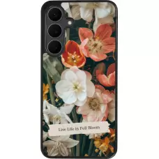Coque Samsung Galaxy S25 FE - Silicone rigide noir Full Bloom Spring 2026