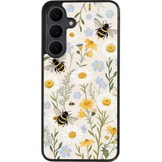 Samsung Galaxy S25 FE Case Hülle - Silikon schwarz Pattern bees Spring 2026
